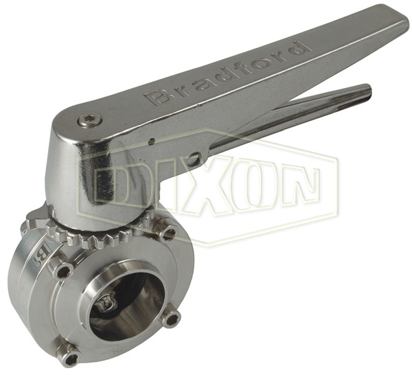 B5101 Series Butterfly Valve with Trigger Handle Weld End